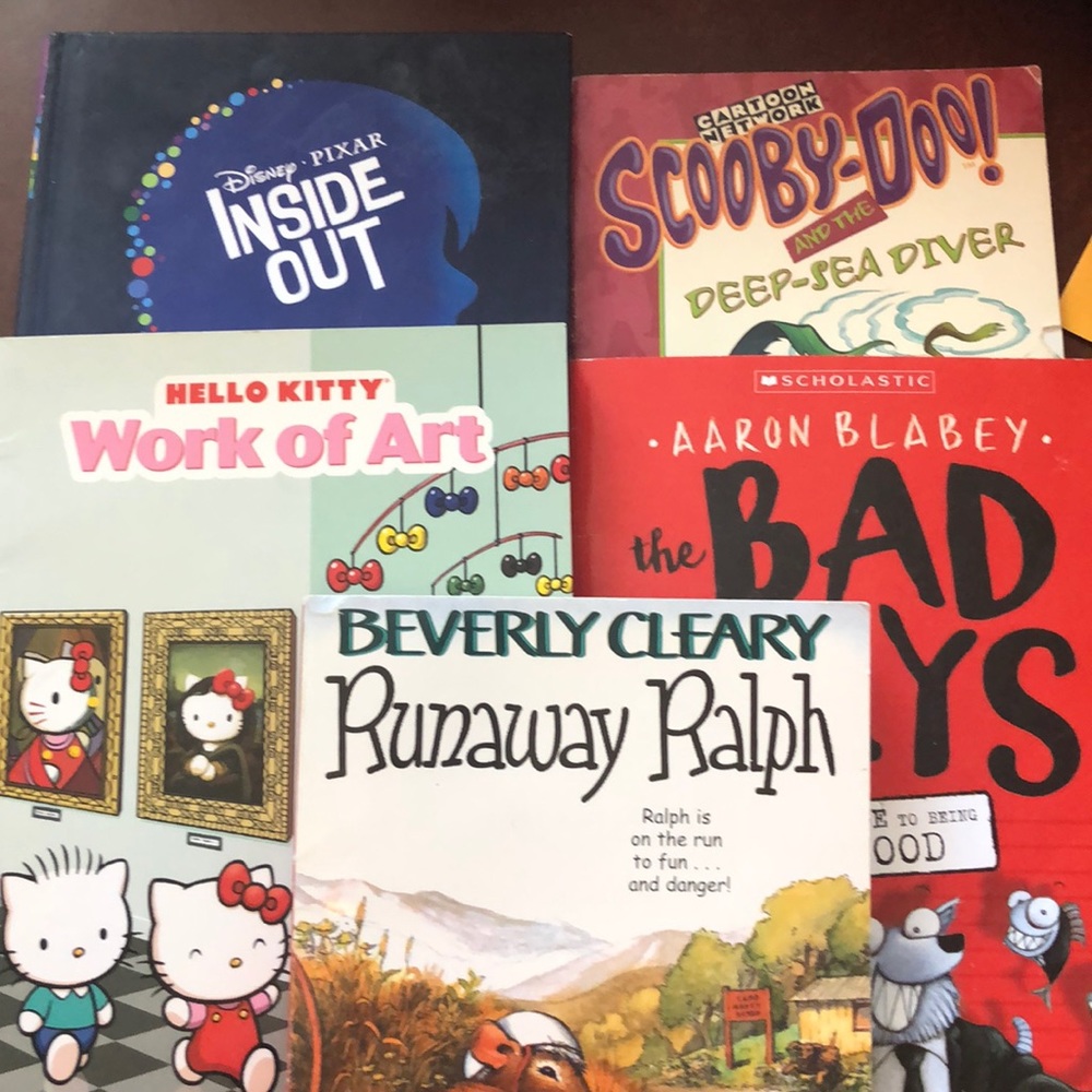Miscellaneous set of 5 books